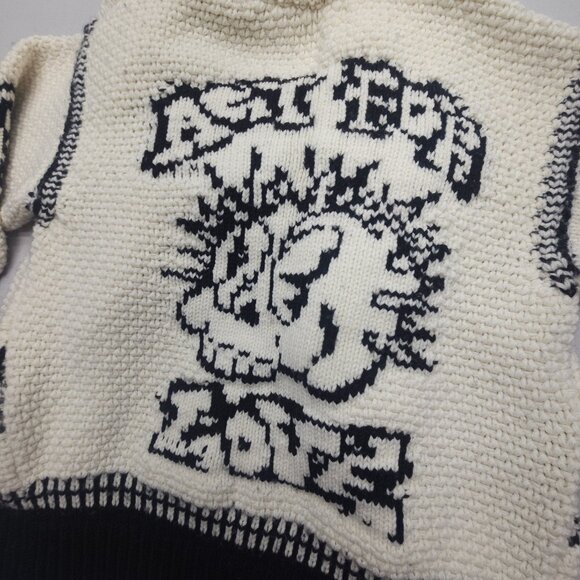 Zadig & Voltaire Monochrome Graphic Cardigan - Picture 11 of 11